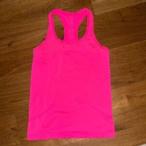 Hot pink lulu tank